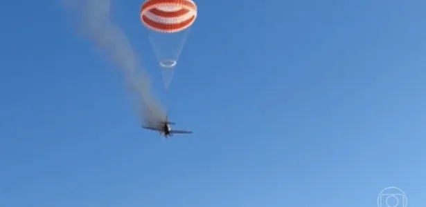 Piloto diz que paraquedas o 'ajudou muito' durante queda de monomotor