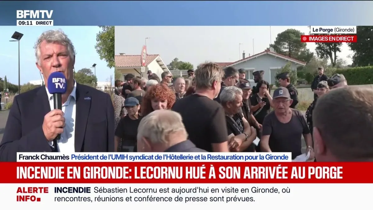 Incendie en Gironde: "On attend des réponses concrètes", affirme Franck Chaumès, président de l'UMIH 33
