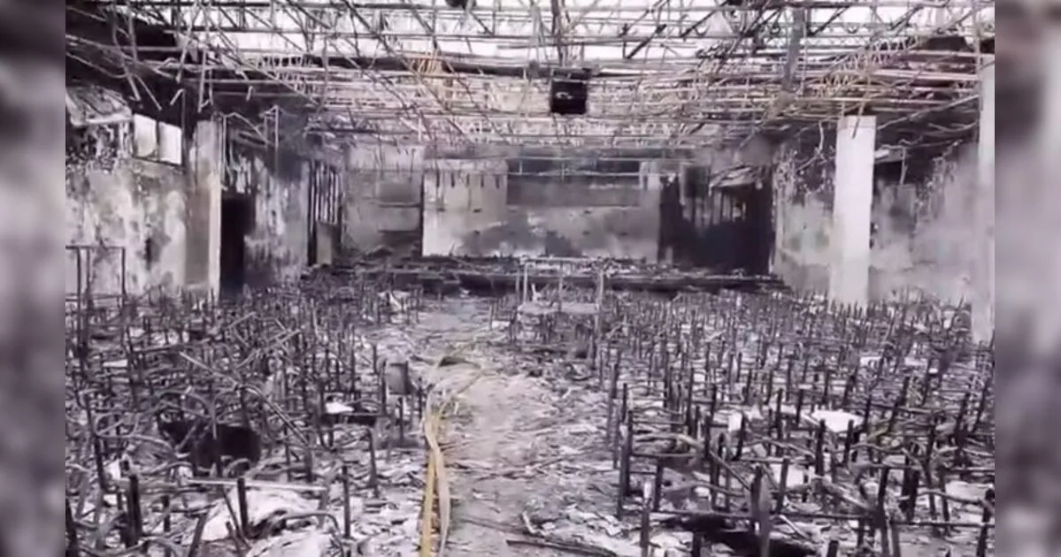 Incêndio destrói igreja da Assembleia de Deus na manhã deste domingo