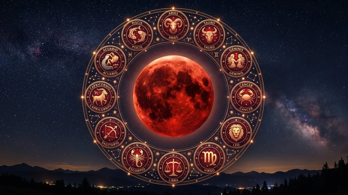 Eclipse lunar: cómo afectará la “luna de sangre” a cada signo del zodíaco
