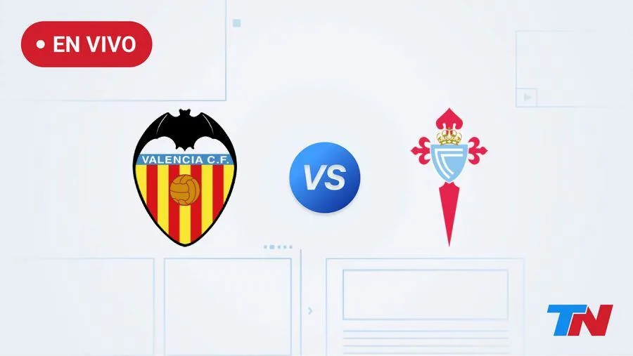 Valencia vs Celta en vivo por la fecha 2 de La Liga de España: hora, dónde ver y formaciones