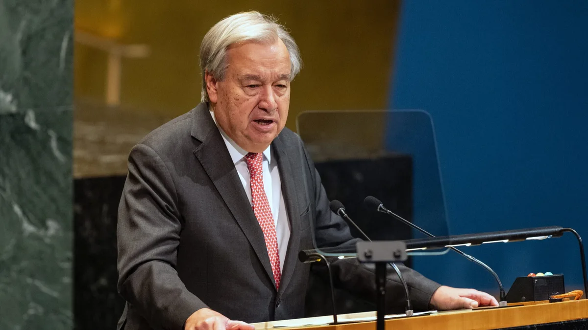 Das guerras à inteligência artificial, Guterres alerta para convergência de ameaças sem precedentes