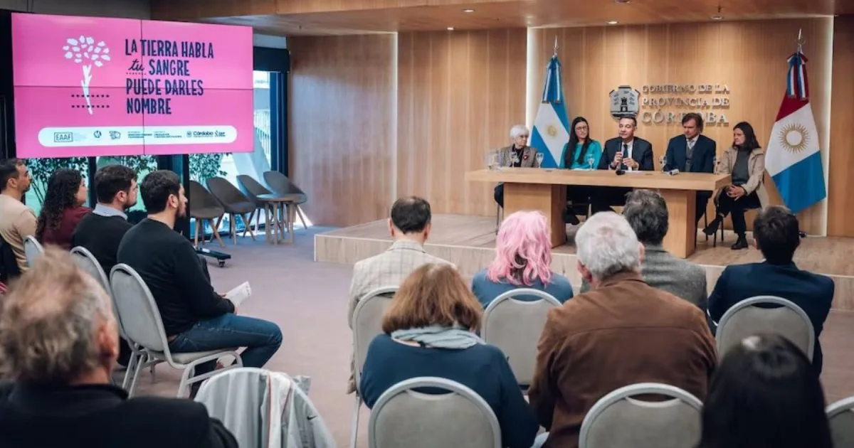 Convocan en Córdoba a familiares de desaparecidos a aportar muestras de sangre para identificar restos