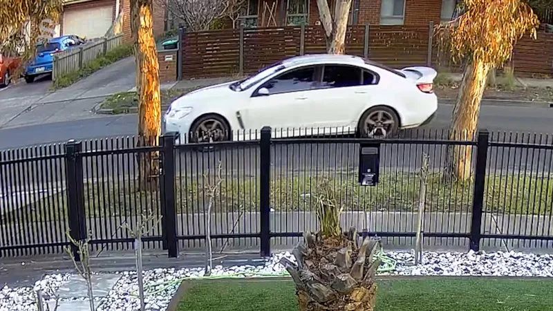 CCTV of car seen near Fadi Haddara's house before shooting