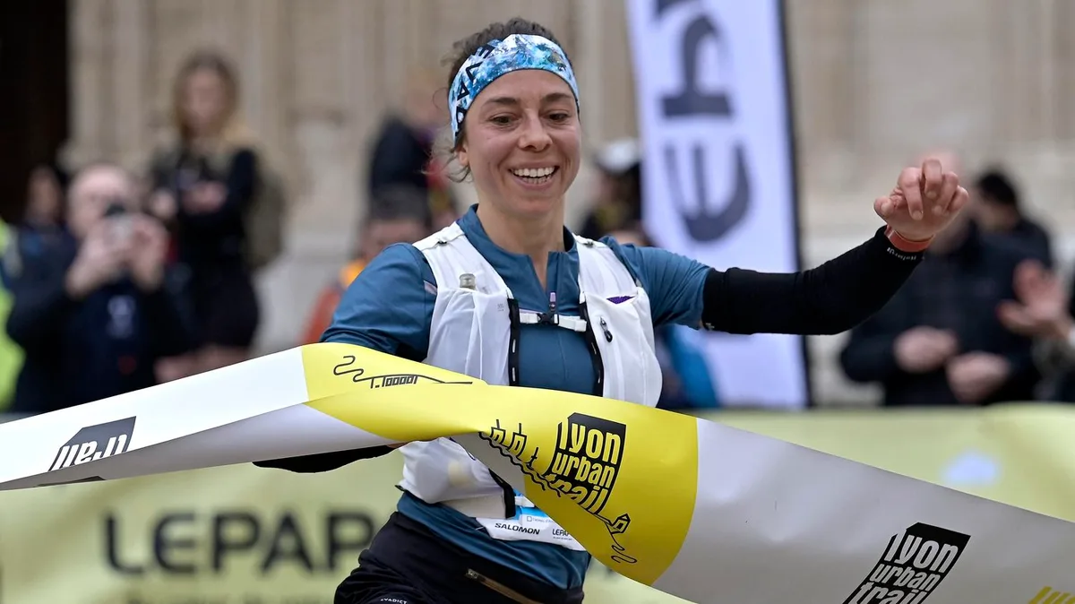 La Française Blandine L'Hirondel remporte l'UTMB pour la première fois