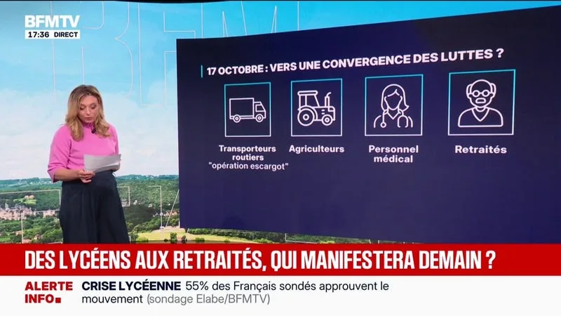 Mobilisation du 17 octobre: ce que l'on sait des personnes qui vont participer aux manifestations