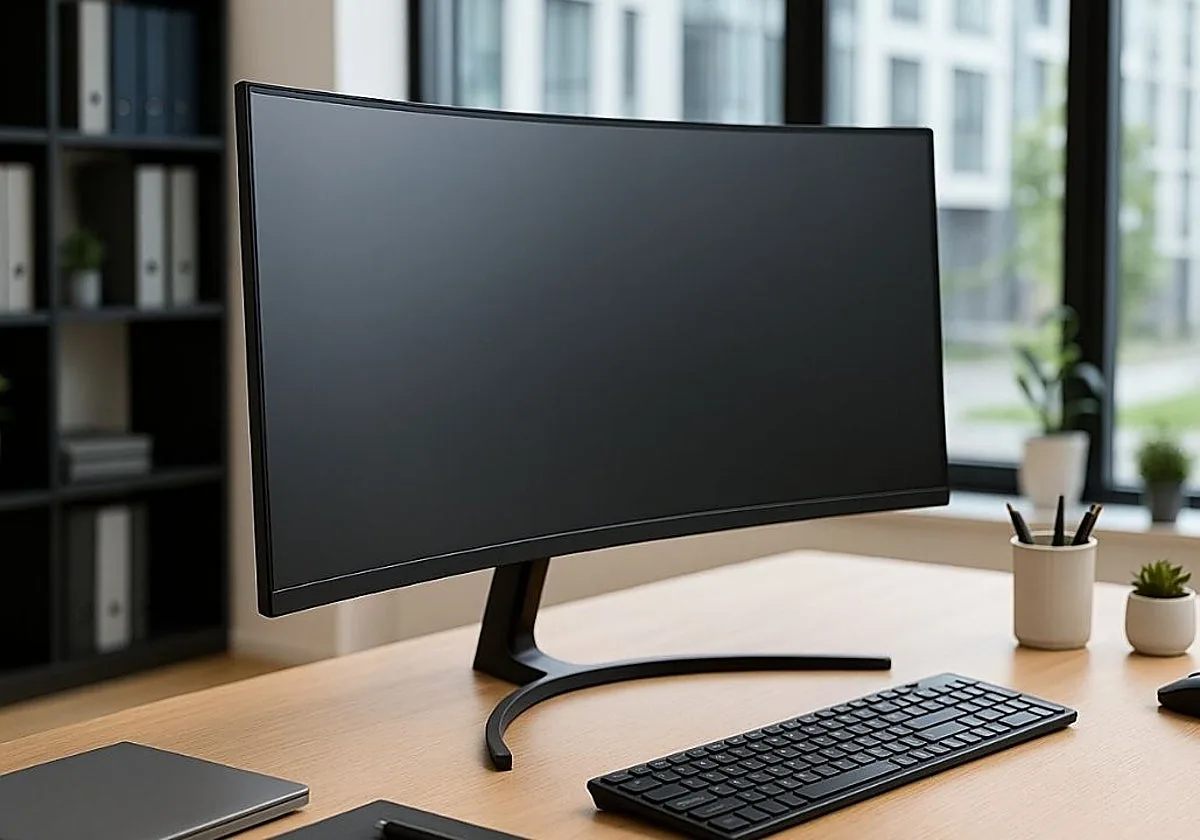 Monitor ultrapanorámico, curvo y con 34 pulgadas: dos pantallas en una y sin marco en medio