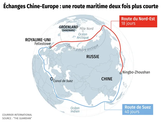 Arctique : la Chine inaugure une “route de la soie polaire” vers l’Europe