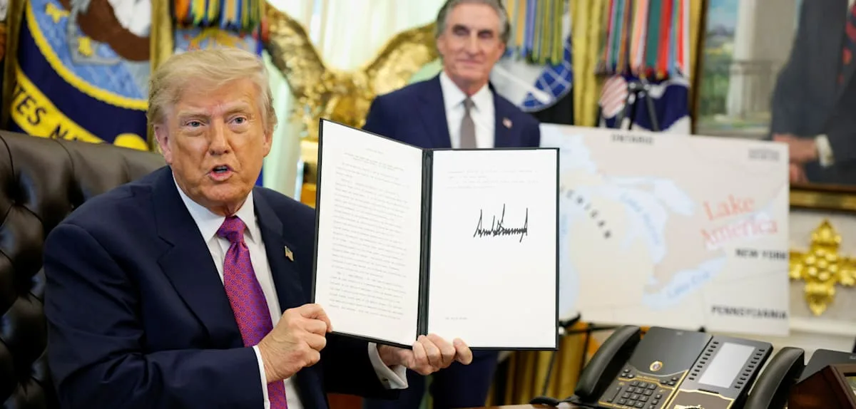 Trump ordnet Umbenennung des Ontariosees in „Lake America“ an