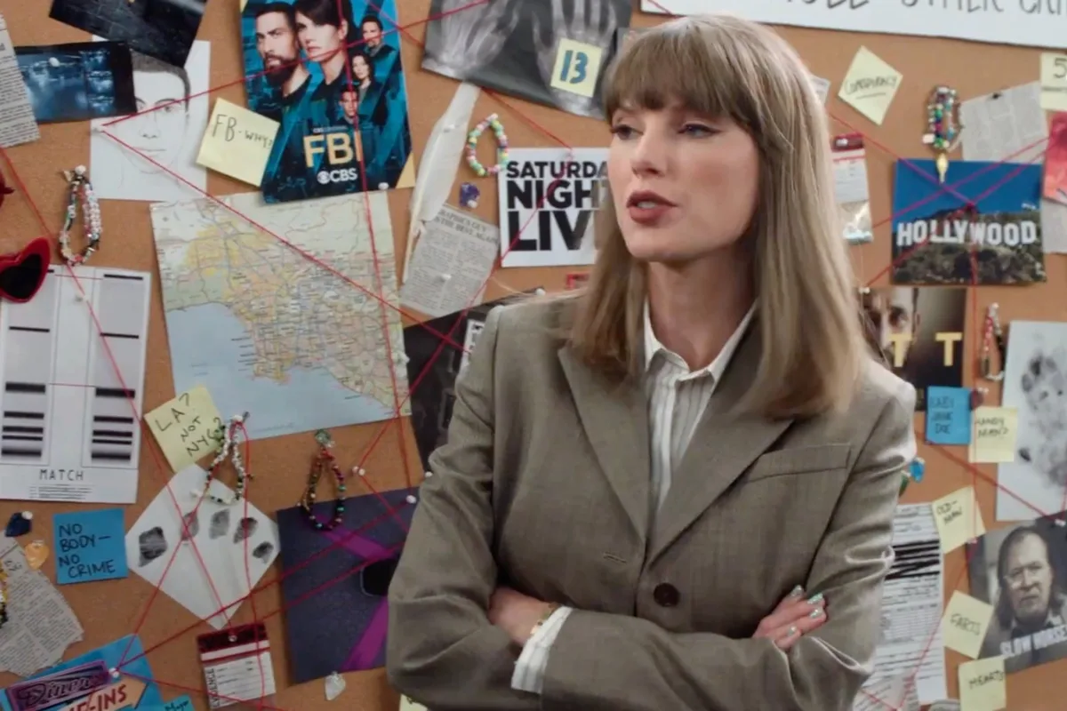 Taylor Swift and Her Cat, Olivia Benson, Meet ‘Law & Order’ Olivia Benson in Clue-Filled Emmys Sketch