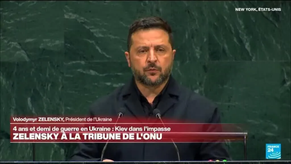 ONU : le discours de Zelensky, "cette guerre insensée contre l'Ukraine doit cesser"