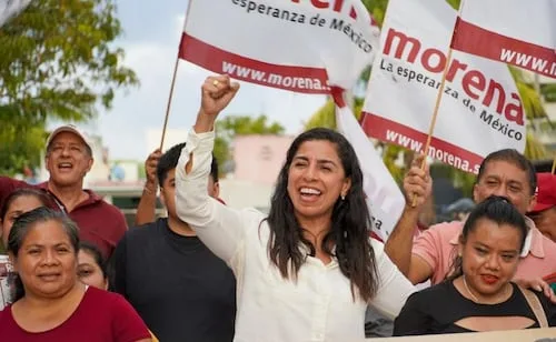 Morenista Marybel Villegas analiza competir por Quintana Roo con el PT; "hay pláticas que vamos a hacer", asegura