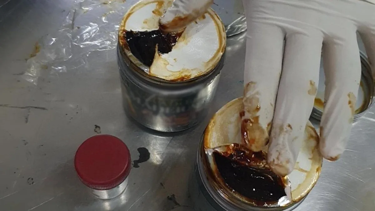 Así intentaron traficar por el AICM casi un kilo de extracto de ayahuasca procedente de Perú