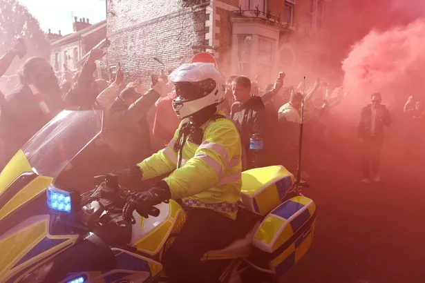 Merseyside Police officer suffers serious facial injury during arrest after Liverpool v Manchester City
