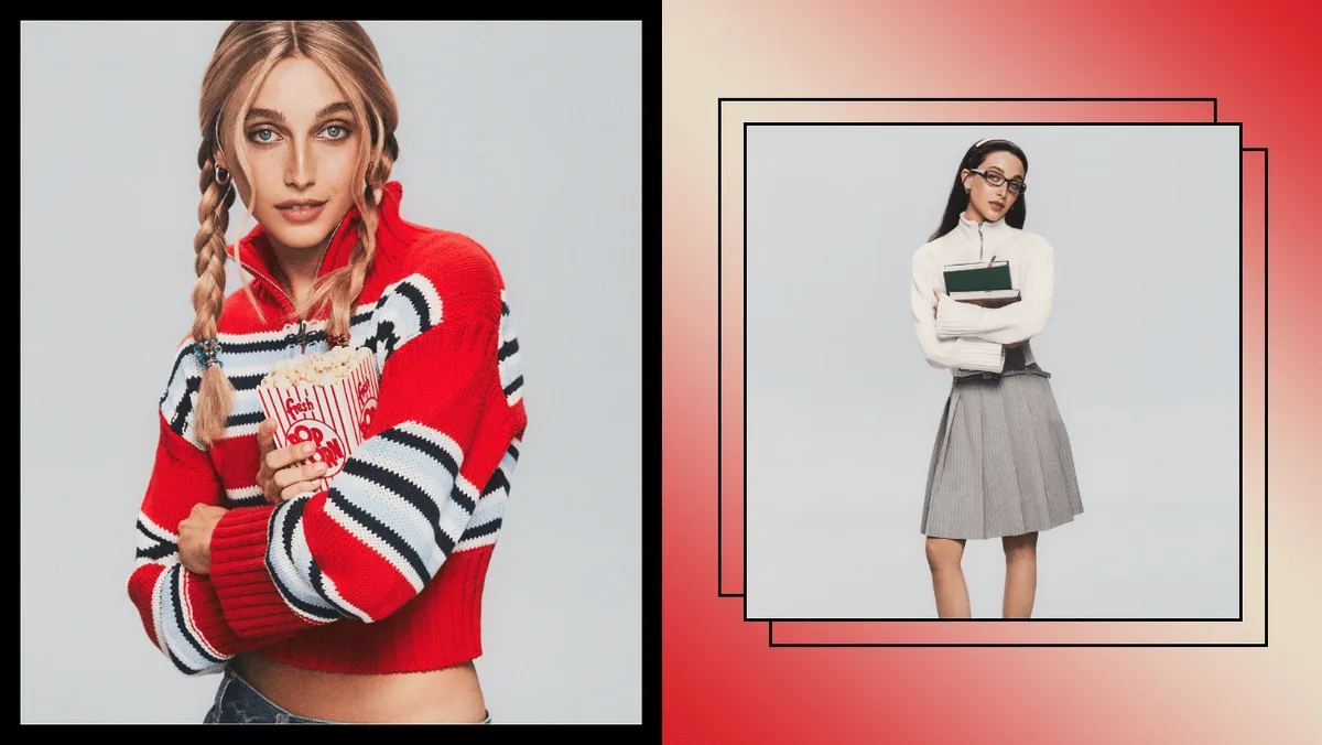 Emma Chamberlain Fronts J.Crew’s Fall Campaign With a “Tiny” Take on Its Heritage Rollneck Sweater