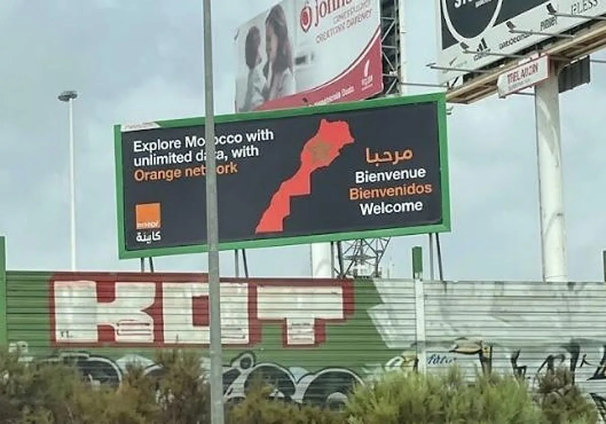 Orange retirará el cartel publicitario con un mapa que incluye el Sahara Occidental en Marruecos